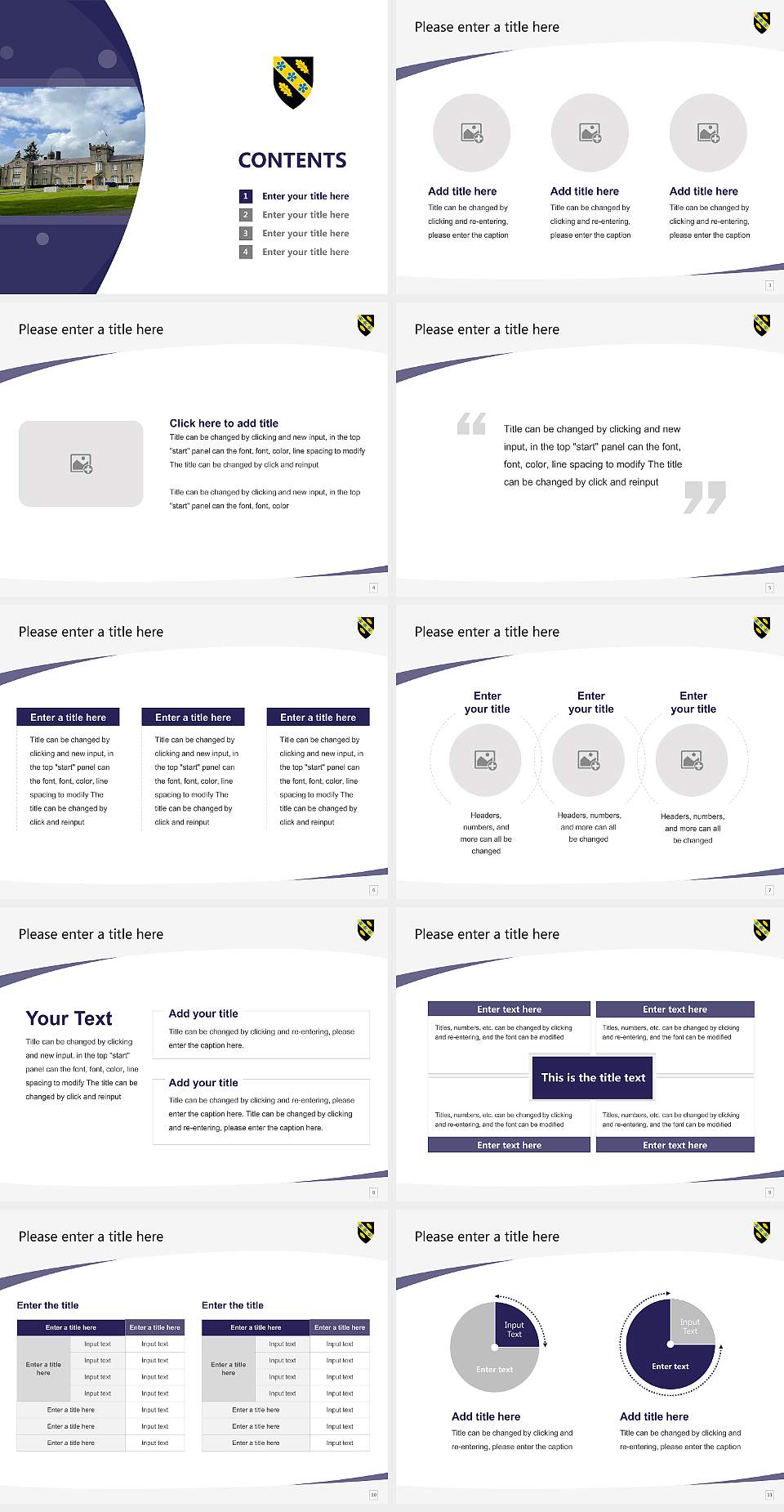 University of Wales Trinity Saint David Course/Courseware Creation PPT Template4:3 ratio PPT effect preview image2