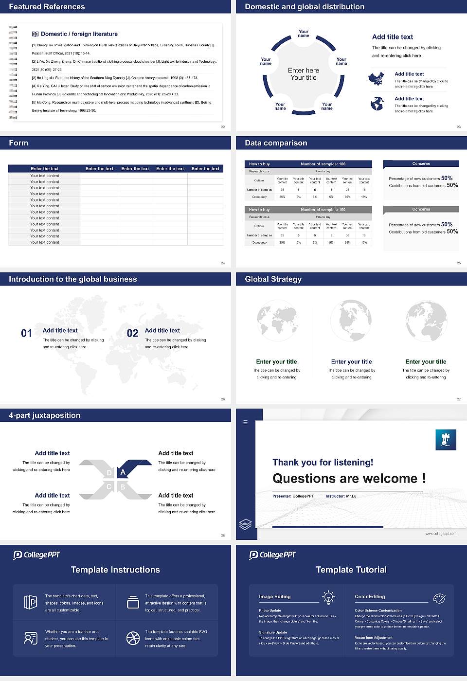 University of Nottingham Thesis Proposal/Graduation Defense PPT Template16:9 ratio PPT effect preview image4
