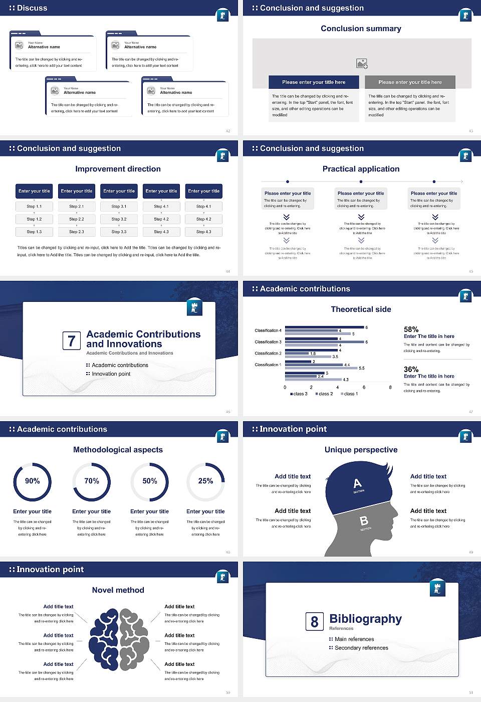 University of Nottingham Graduation Thesis Defense PPT Template16:9 ratio PPT effect preview image6
