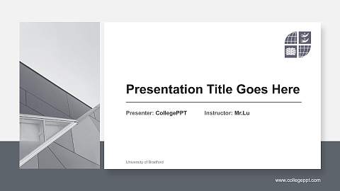 University of Bradford General Purpose PPT Template