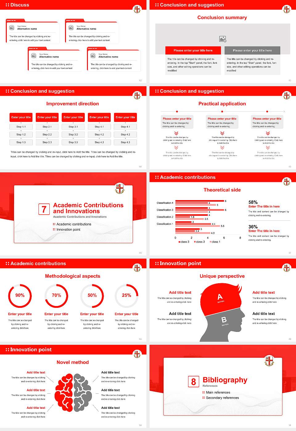 University of Chester Graduation Thesis Defense PPT Template16:9 ratio PPT effect preview image6