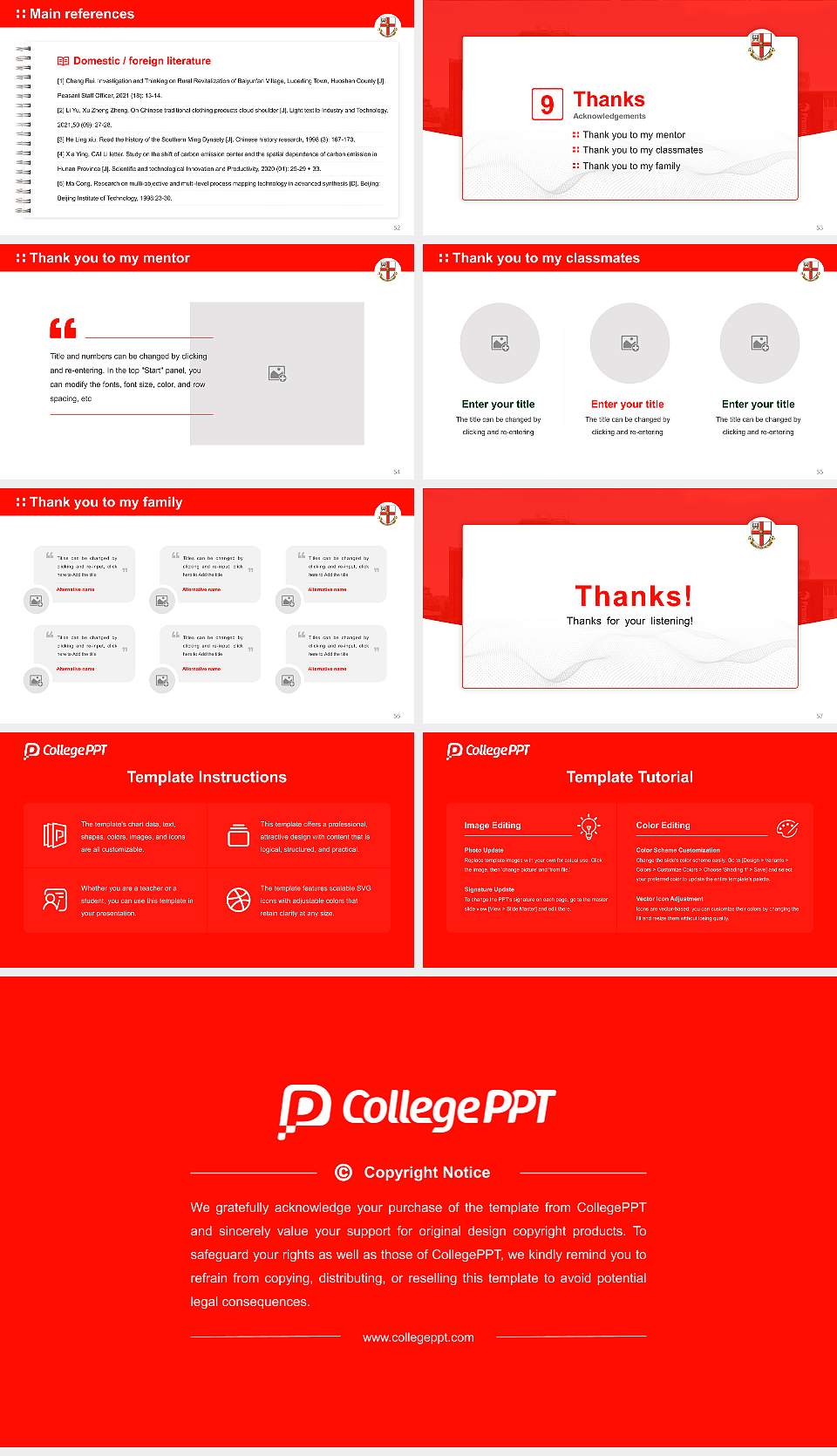 University of Chester Graduation Thesis Defense PPT Template16:9 ratio PPT effect preview image7