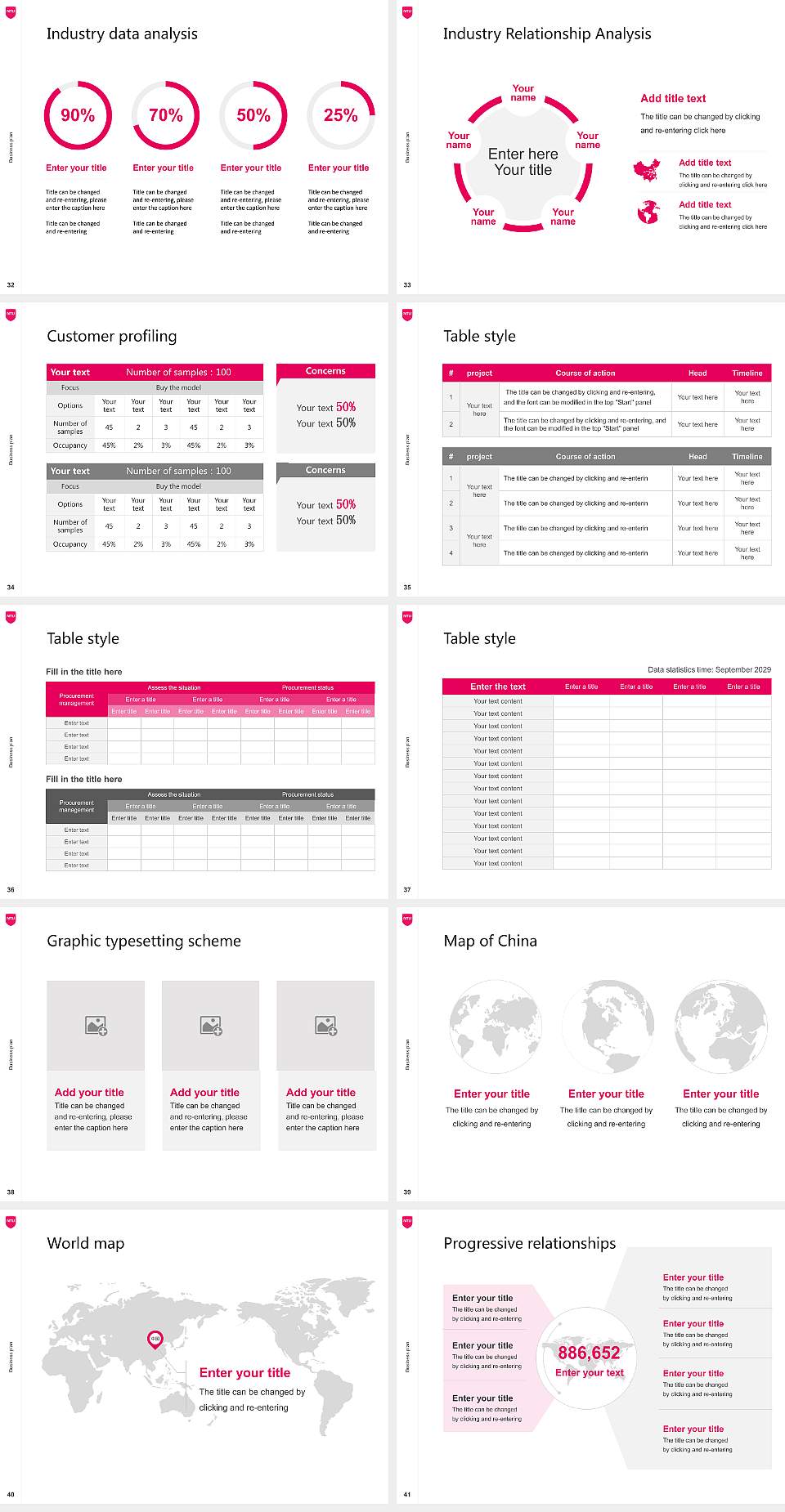 Nottingham Trent University Competition/Entrepreneurship Contest PPT Template4:3 ratio PPT effect preview image5