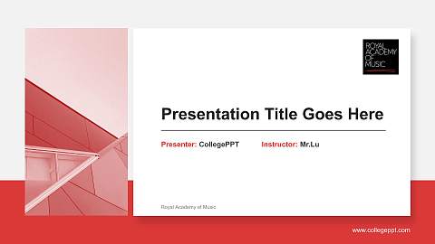 Royal Academy of Music General Purpose PPT Template