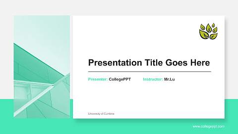 University of Cumbria General Purpose PPT Template