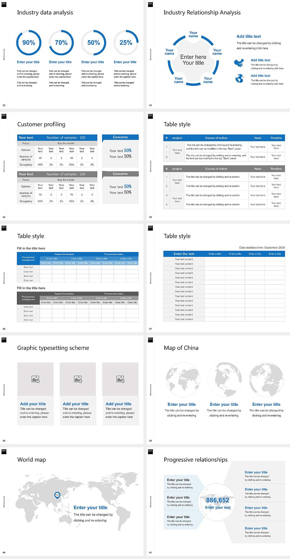 Kingston University Competition/Entrepreneurship Contest PPT Template4:3 ratio PPT effect preview image5