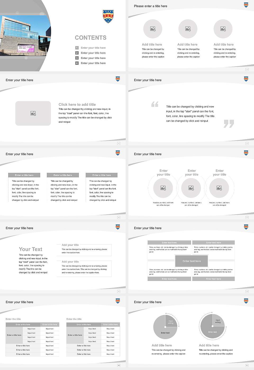 University of Plymouth Course/Courseware Creation PPT Template16:9 ratio PPT effect preview image2