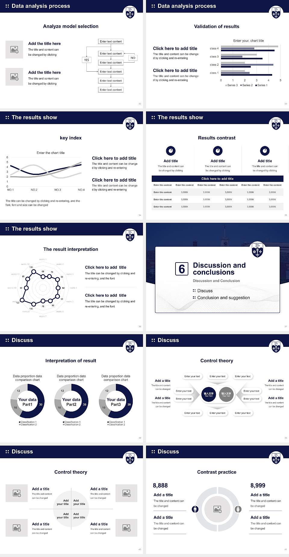 University of Hull Graduation Thesis Defense PPT Template4:3 ratio PPT effect preview image5