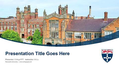 Newcastle University Course/Courseware Creation PPT Template