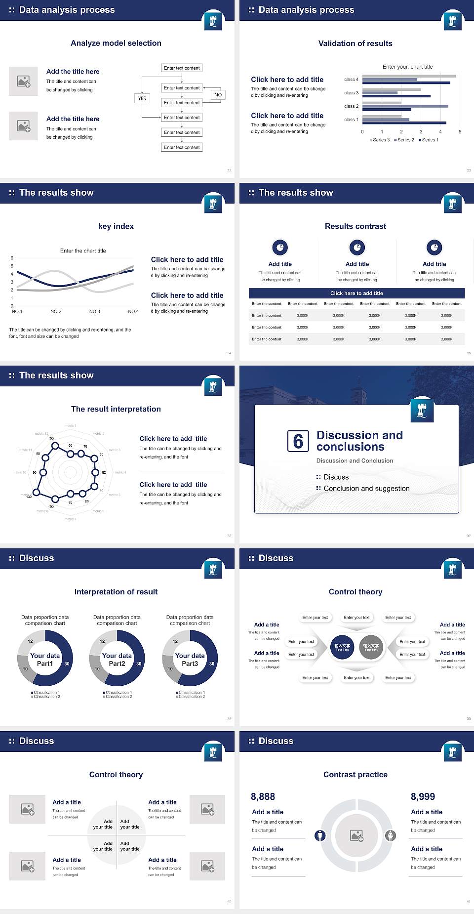 University of Nottingham Graduation Thesis Defense PPT Template4:3 ratio PPT effect preview image5