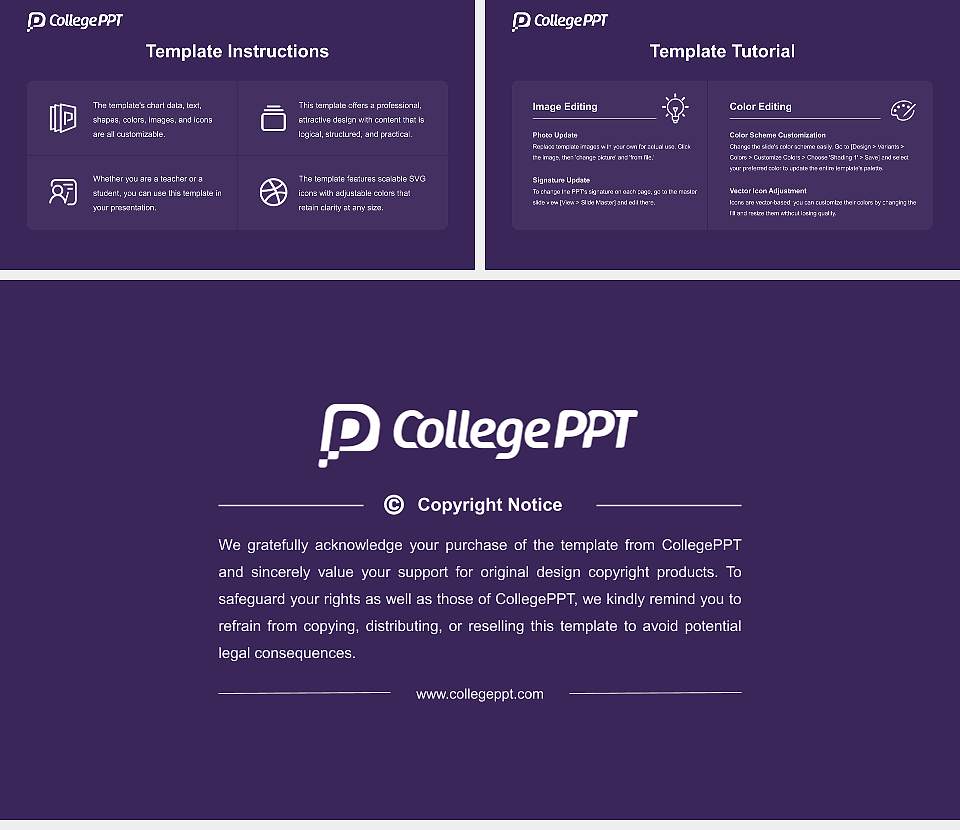 London South Bank University Course/Courseware Creation PPT Template16:9 ratio PPT effect preview image5