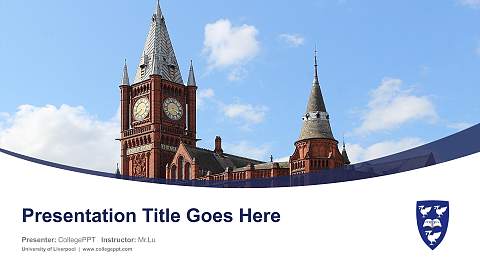 University of Liverpool Course/Courseware Creation PPT Template