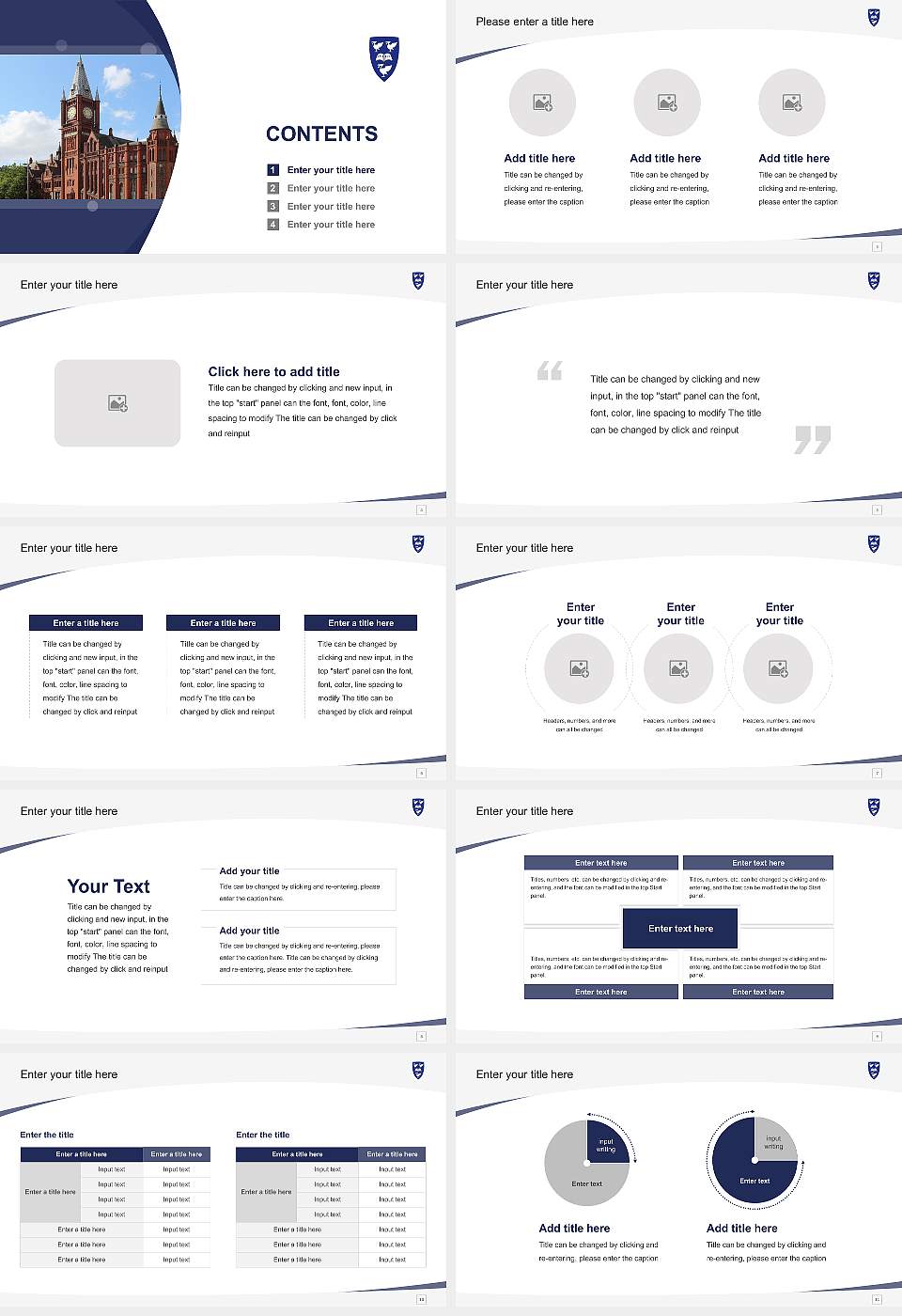 University of Liverpool Course/Courseware Creation PPT Template16:9 ratio PPT effect preview image2