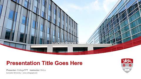 Lancaster University Course/Courseware Creation PPT Template