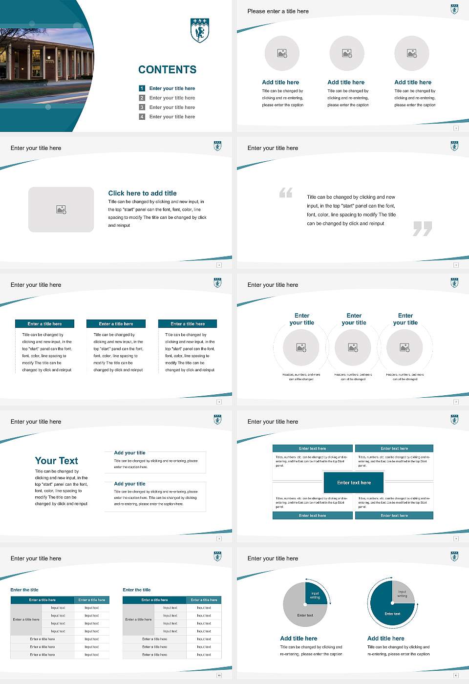 Birmingham Newman University Course/Courseware Creation PPT Template16:9 ratio PPT effect preview image2