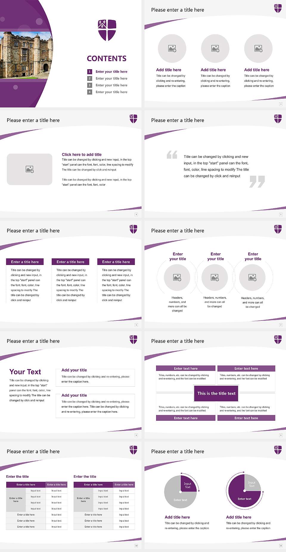 Durham University Course/Courseware Creation PPT Template4:3 ratio PPT effect preview image2