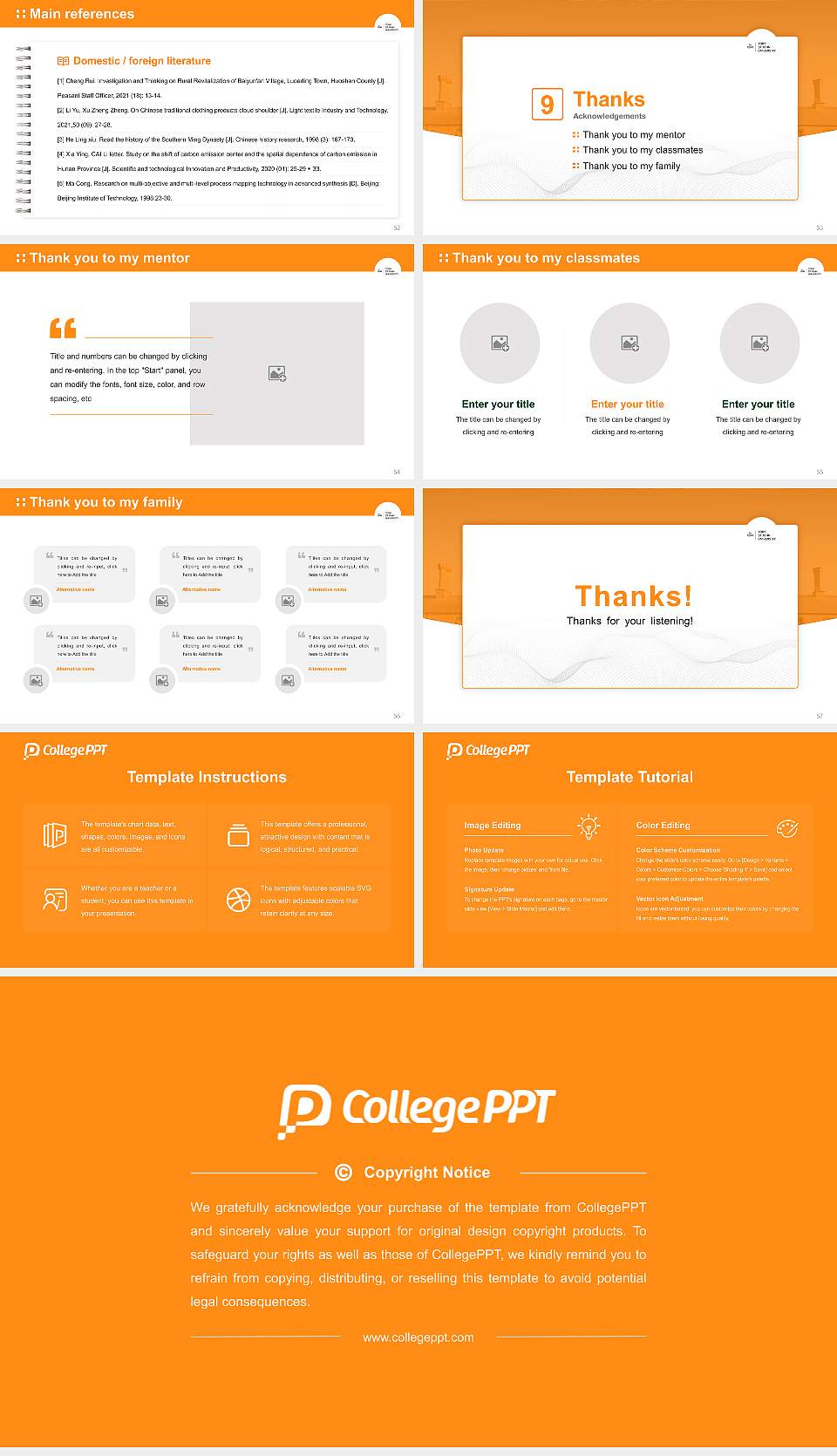 York St John University Graduation Thesis Defense PPT Template16:9 ratio PPT effect preview image7