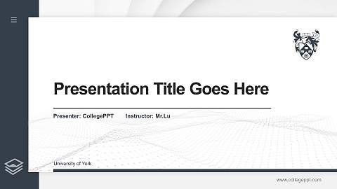 University of York Thesis Proposal/Graduation Defense PPT Template