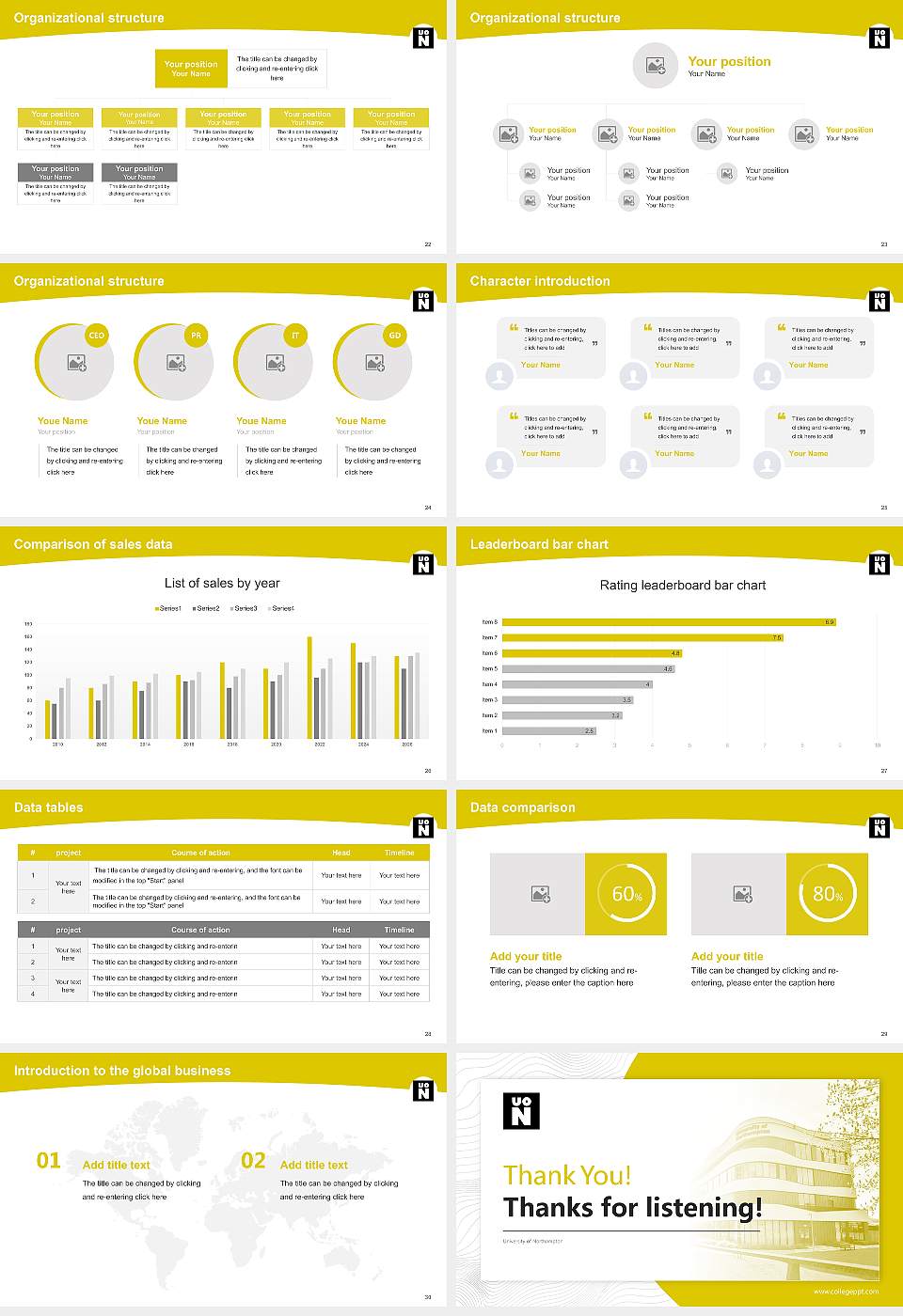 University of Northampton Academic Presentation/Research Findings Report PPT Template16:9 ratio PPT effect preview image4