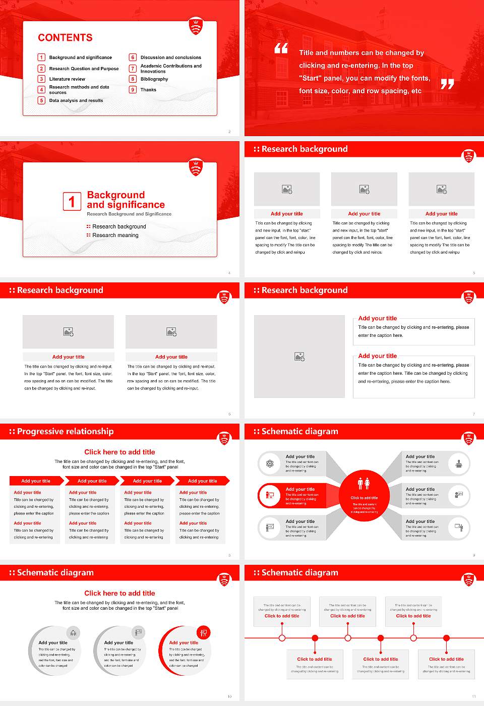 Middlesex University Graduation Thesis Defense PPT Template16:9 ratio PPT effect preview image2