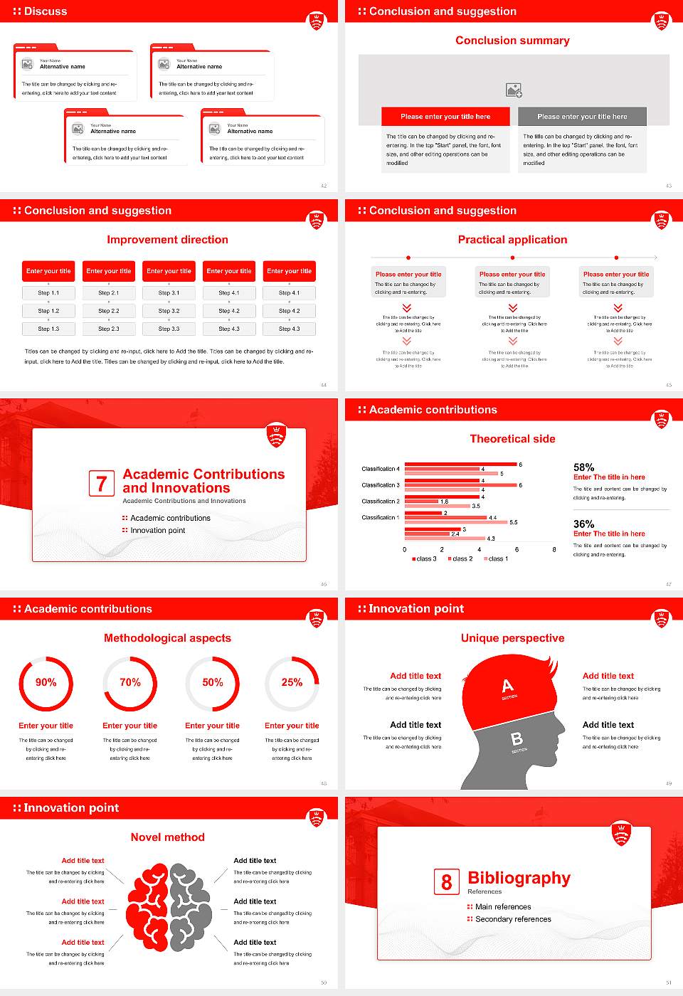 Middlesex University Graduation Thesis Defense PPT Template16:9 ratio PPT effect preview image6