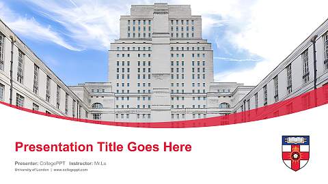 University of London Course/Courseware Creation PPT Template