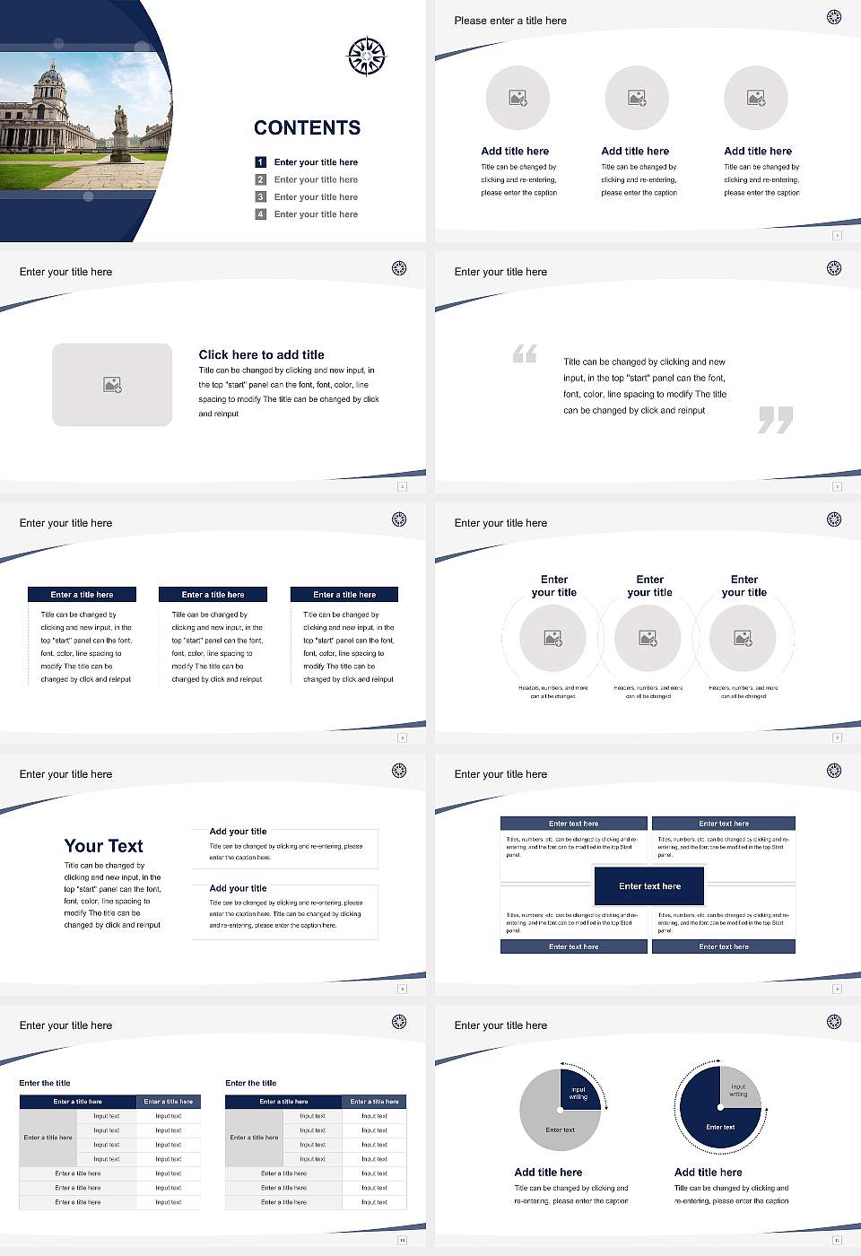 University of Greenwich Course/Courseware Creation PPT Template16:9 ratio PPT effect preview image2