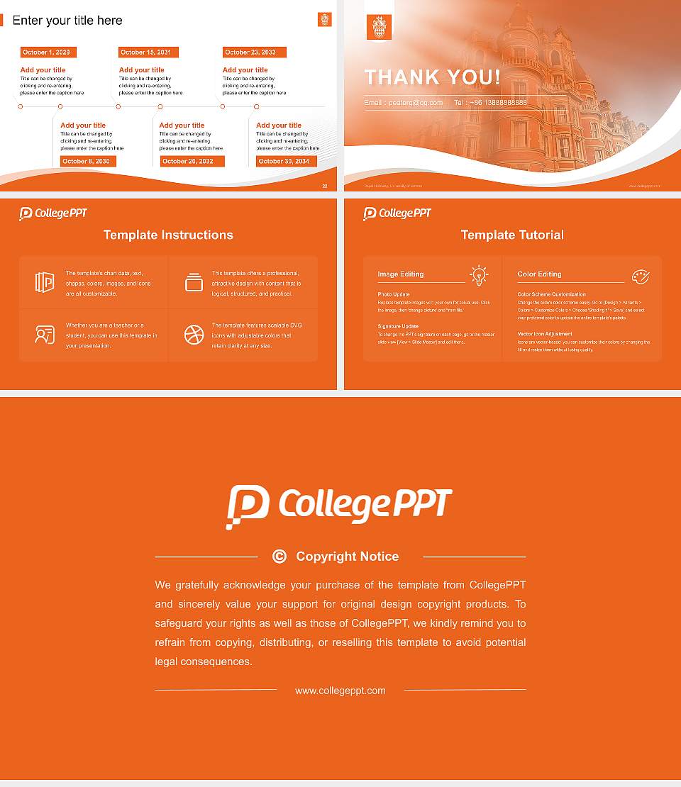 Royal Holloway, University of London Lecture Sharing and Networking Event PPT Template16:9 ratio PPT effect preview image4