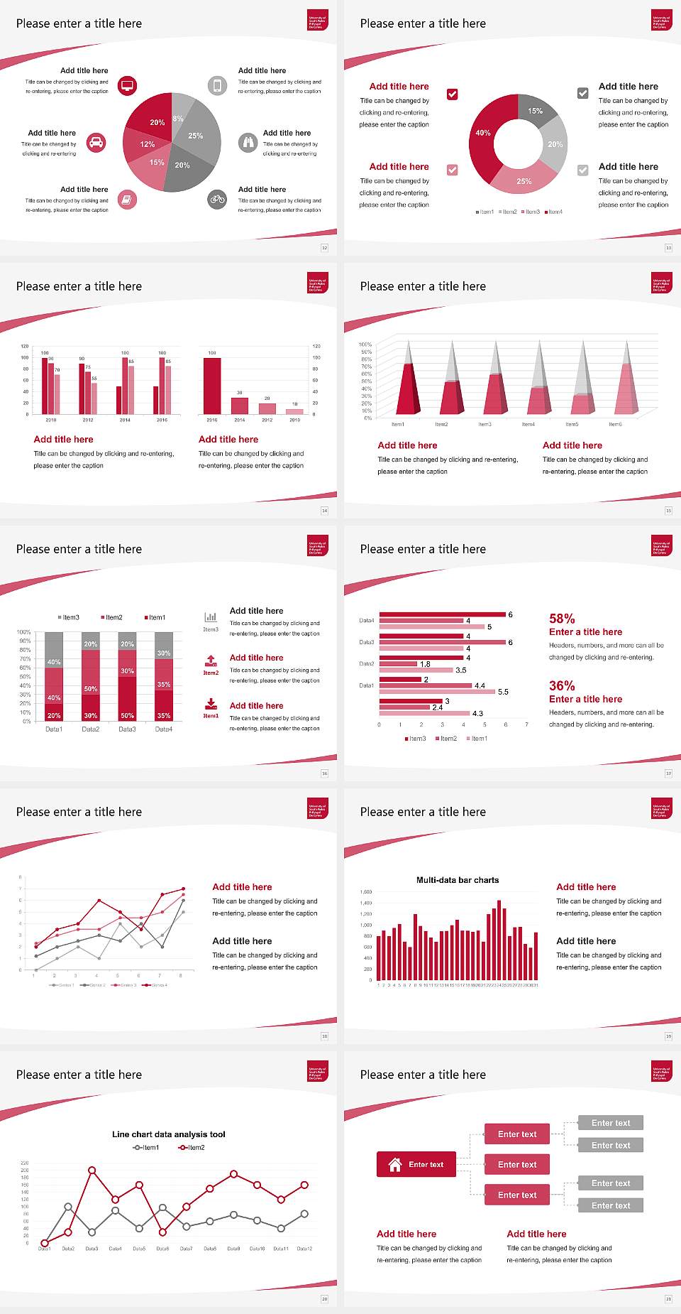 University of South Wales Course/Courseware Creation PPT Template4:3 ratio PPT effect preview image3
