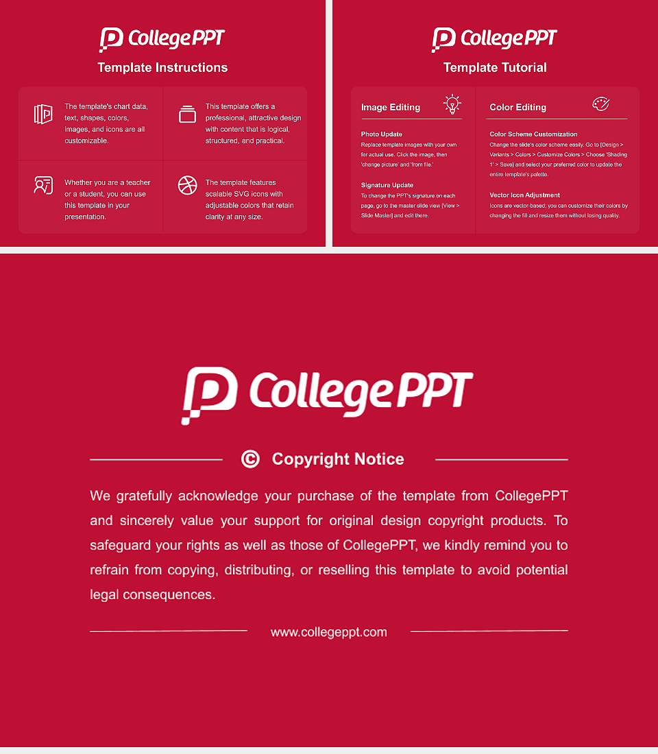 University of South Wales Course/Courseware Creation PPT Template4:3 ratio PPT effect preview image5