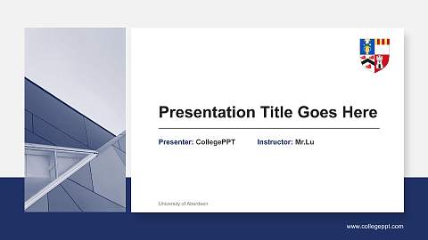 University of Aberdeen General Purpose PPT Template