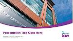 University of Law Course/Courseware Creation PPT Template