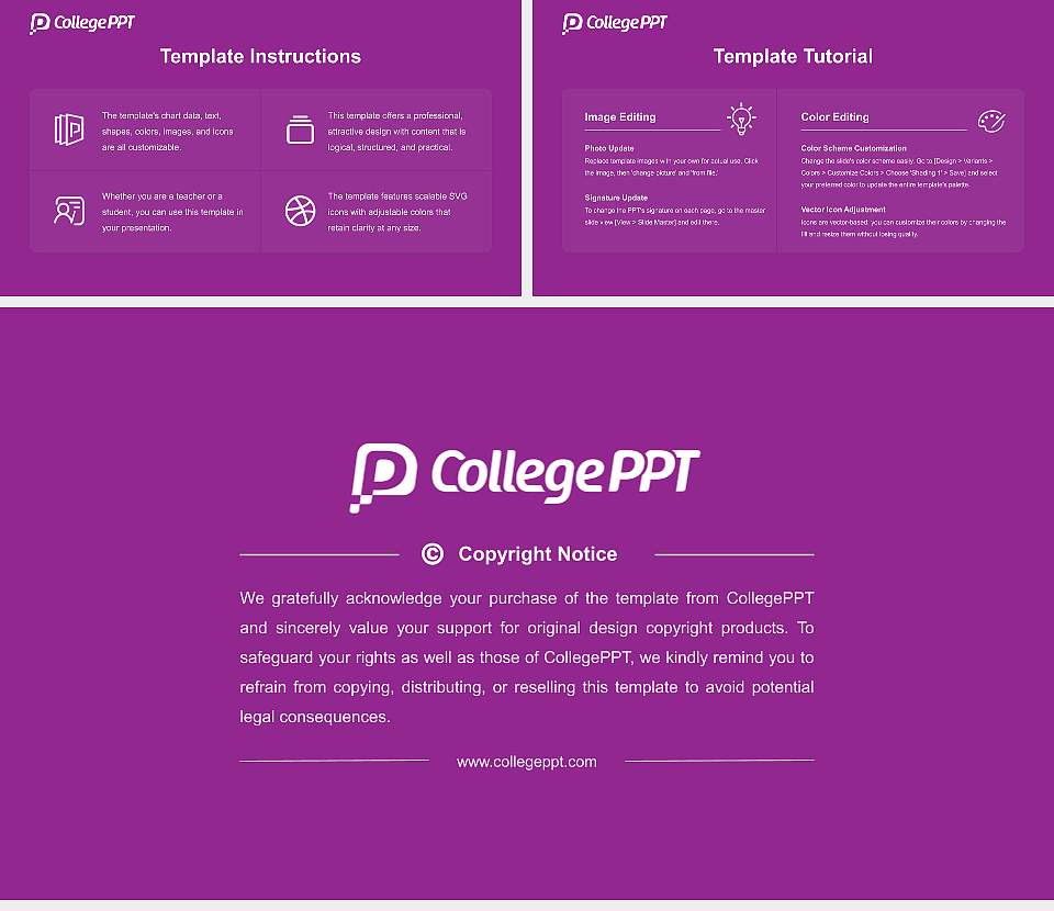 University of Law Course/Courseware Creation PPT Template16:9 ratio PPT effect preview image5