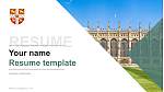University of Cambridge Resume Templat PPT