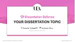 University of East Anglia Pertahanan Tesis Templat PPT