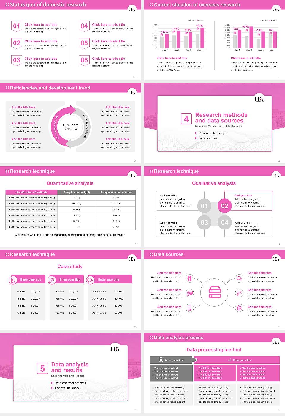 University of East Anglia Graduation Thesis Defense PPT Template16:9 ratio PPT effect preview image4