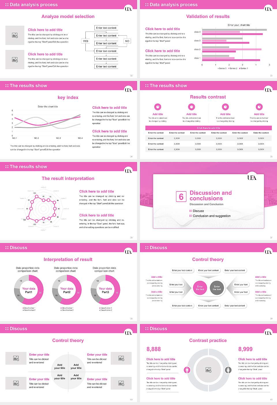 University of East Anglia Graduation Thesis Defense PPT Template16:9 ratio PPT effect preview image5