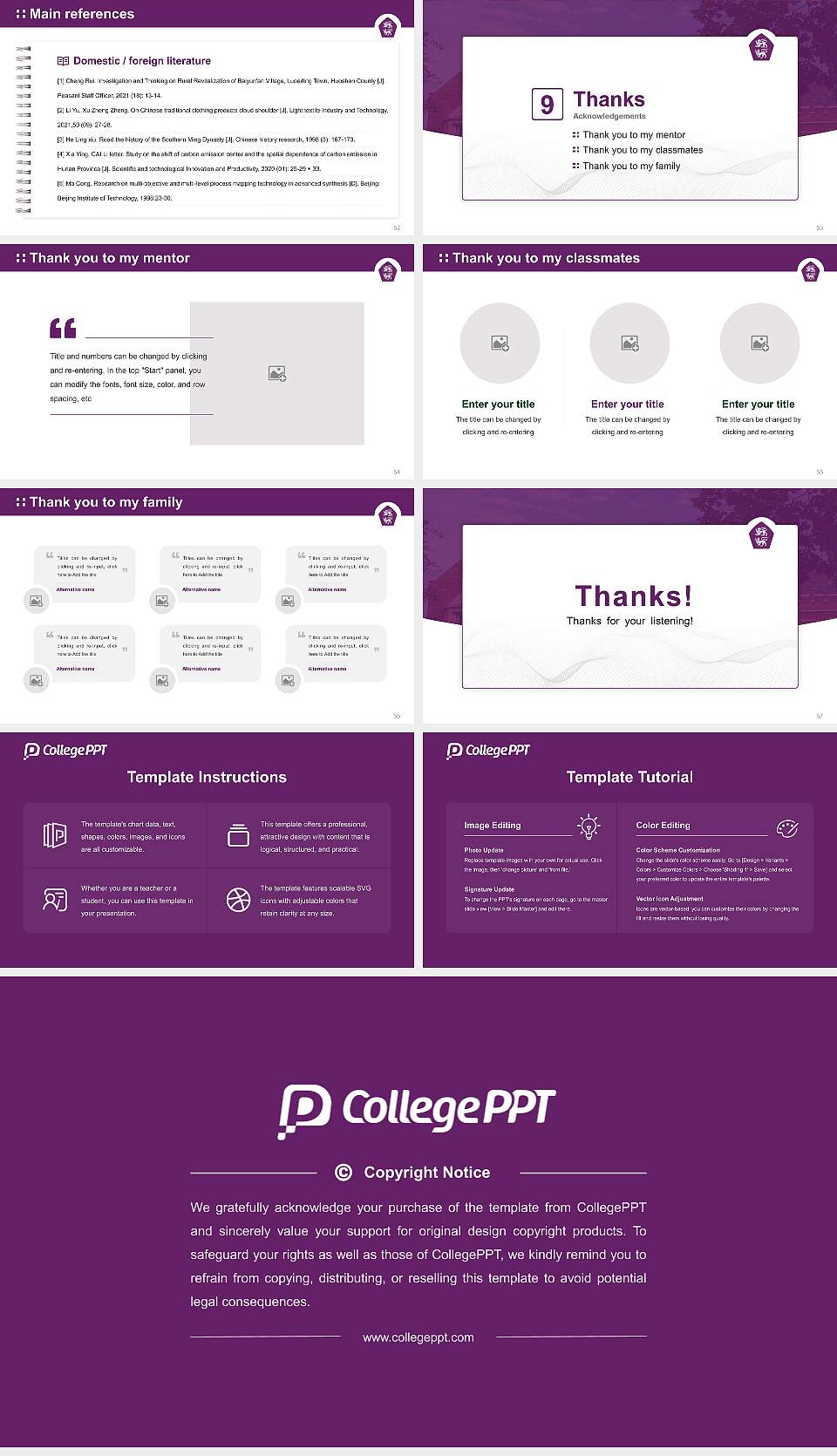 Bishop Grosseteste University Graduation Thesis Defense PPT Template16:9 ratio PPT effect preview image7