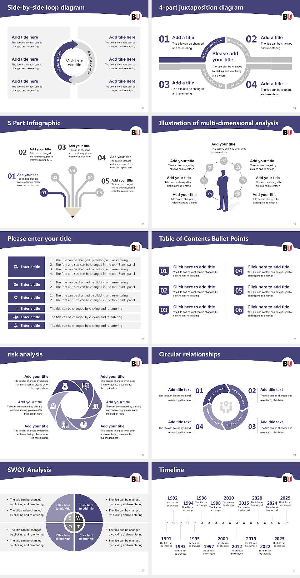 Bournemouth University Academic Presentation/Research Findings Report PPT Template4:3 ratio PPT effect preview image3