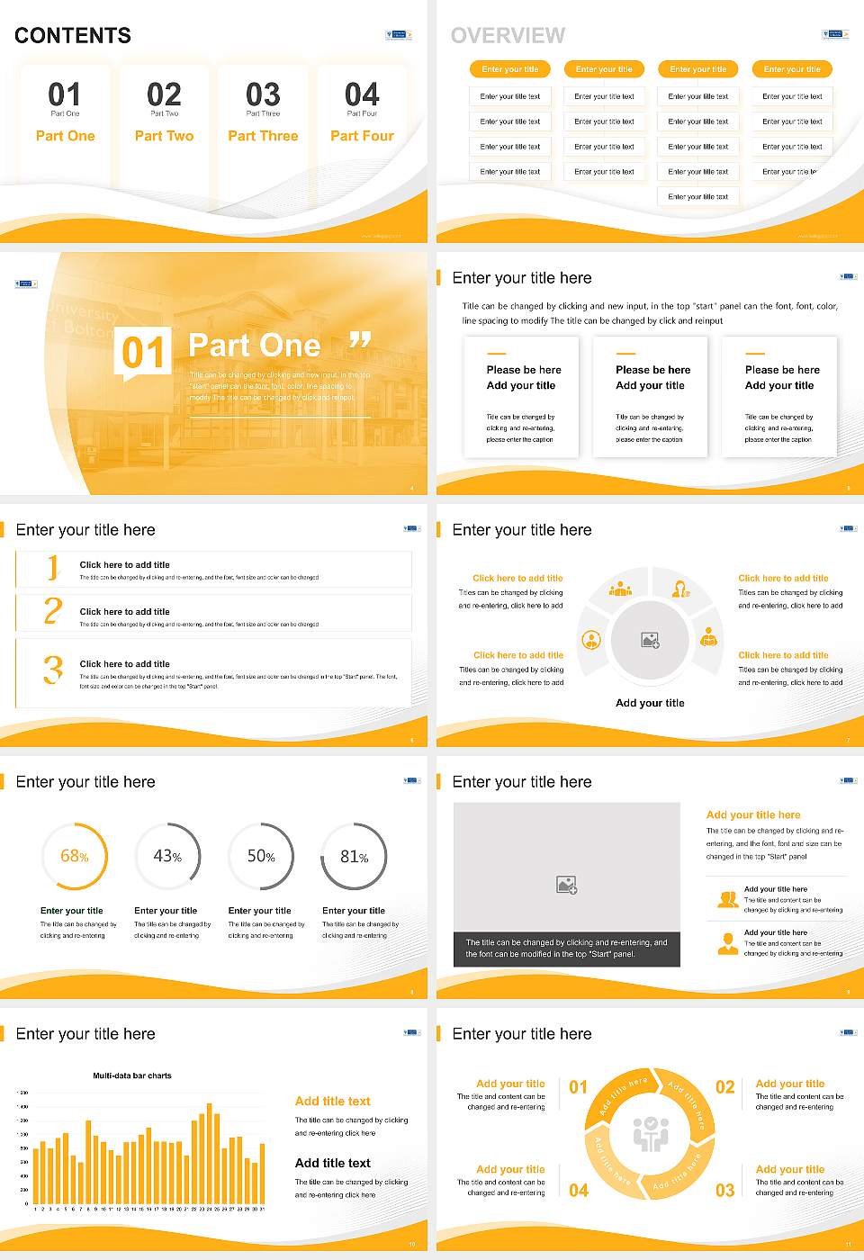 University of Bolton Lecture Sharing and Networking Event PPT Template16:9 ratio PPT effect preview image2
