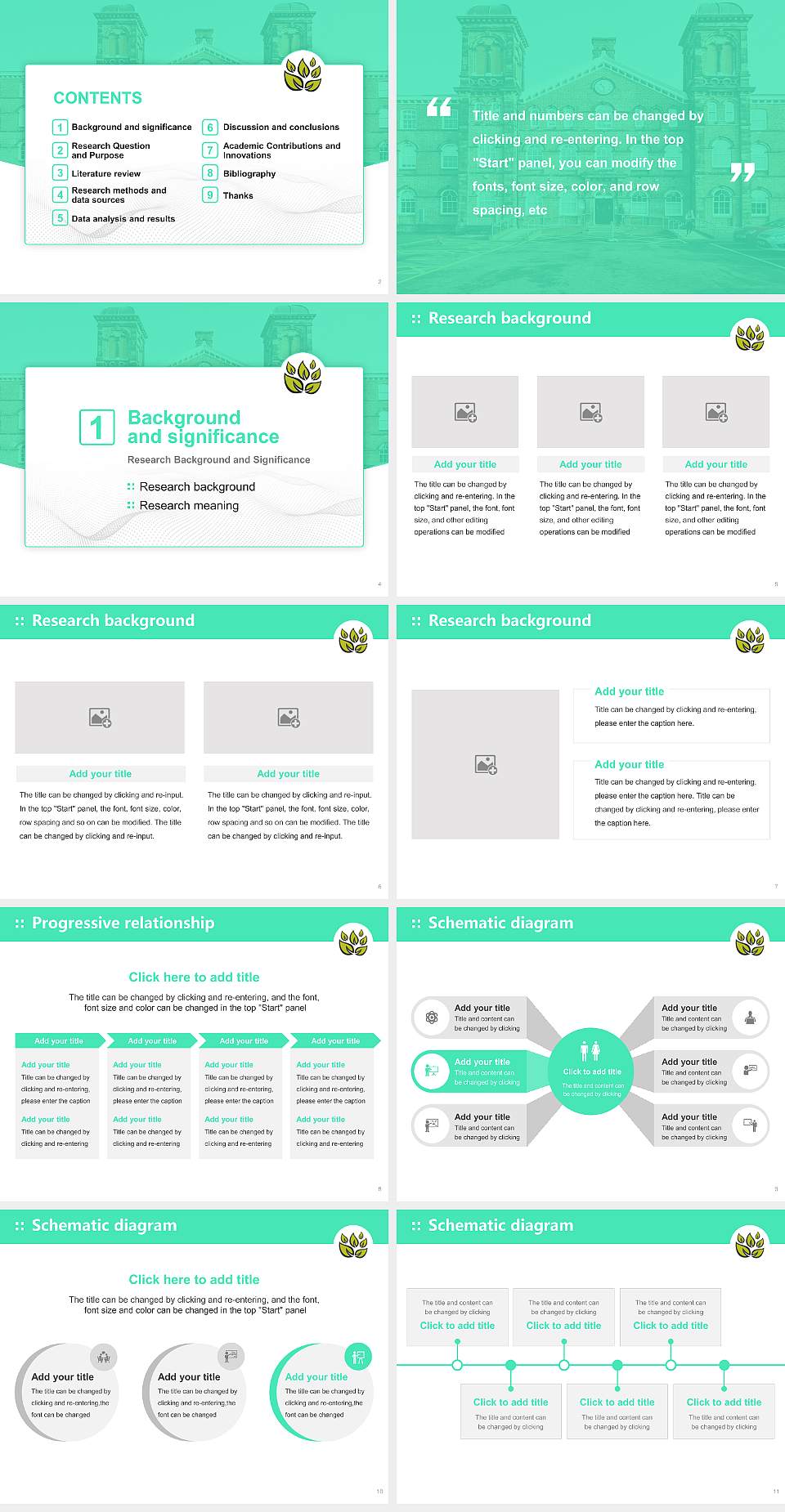 University of Cumbria Graduation Thesis Defense PPT Template4:3 ratio PPT effect preview image2