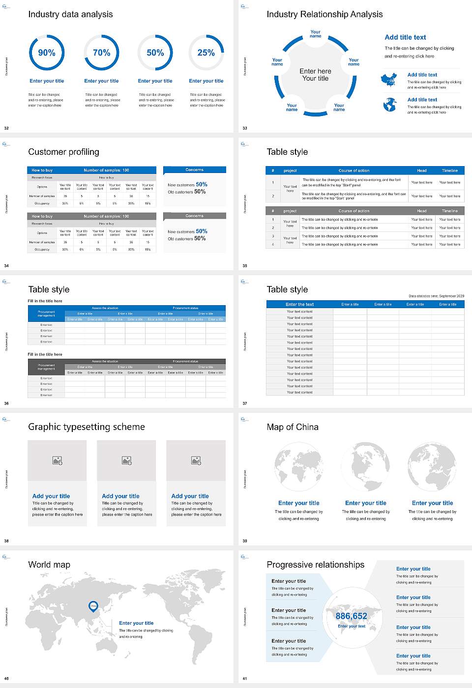 Glasgow Caledonian University Competition/Entrepreneurship Contest PPT Template16:9 ratio PPT effect preview image5