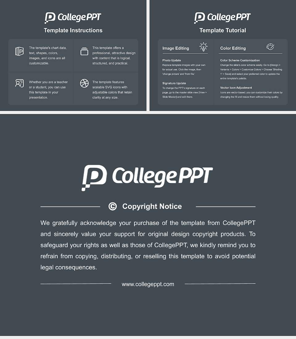Oxford Brookes University Course/Courseware Creation PPT Template4:3 ratio PPT effect preview image5