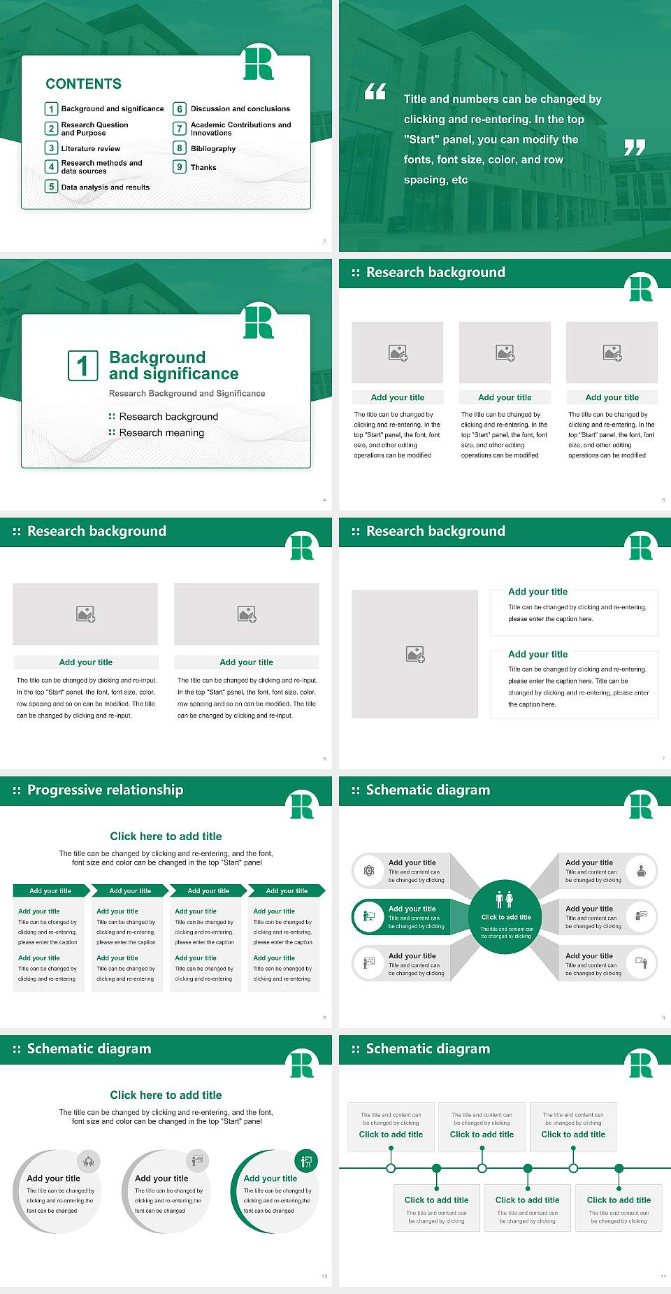 Roehampton University Graduation Thesis Defense PPT Template4:3 ratio PPT effect preview image2