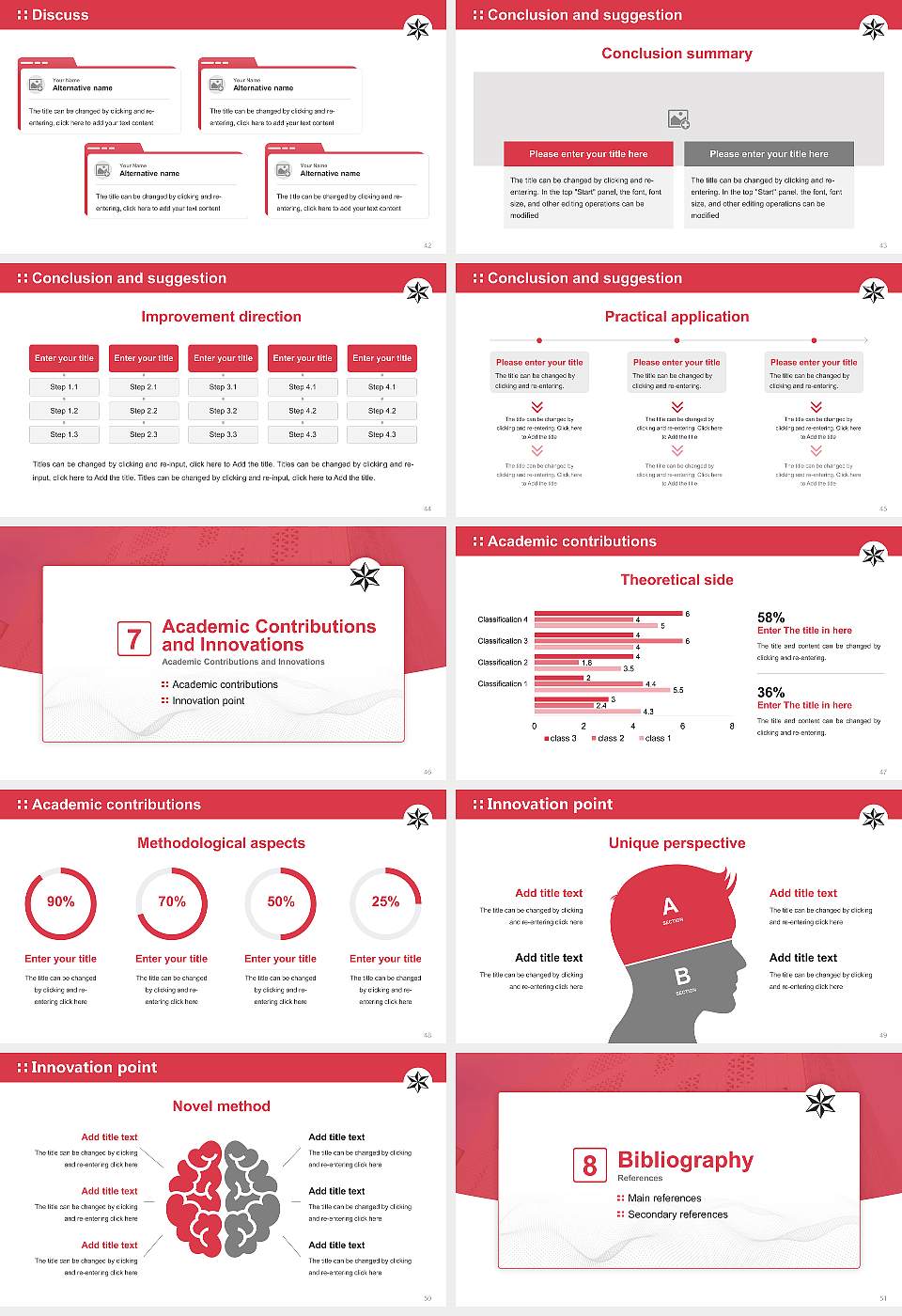 University of Brighton Graduation Thesis Defense PPT Template16:9 ratio PPT effect preview image6