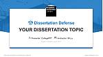 Kingston University Graduation Thesis Defense PPT Template