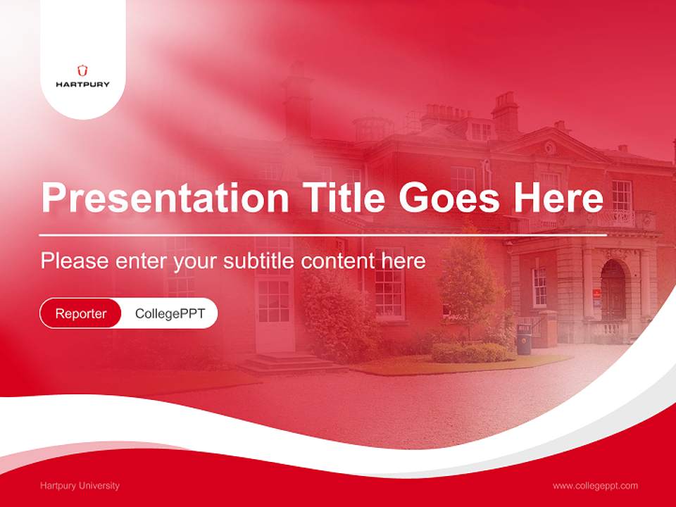 Hartpury University Lecture Sharing and Networking Event PPT Template4:3 ratio PPT effect preview image4
