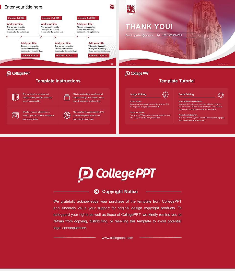 University of Bristol Lecture Sharing and Networking Event PPT Template16:9 ratio PPT effect preview image4