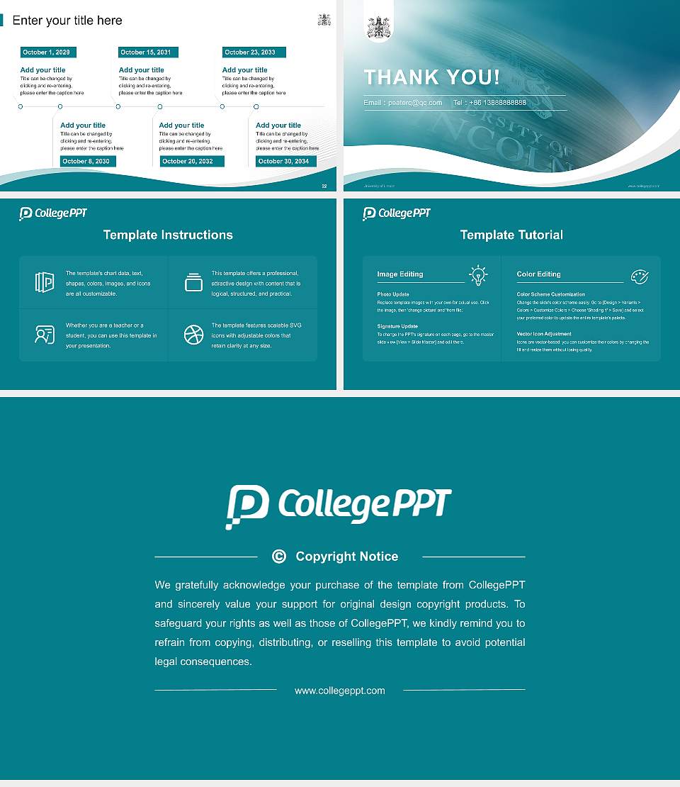 University of Lincoln Lecture Sharing and Networking Event PPT Template16:9 ratio PPT effect preview image4