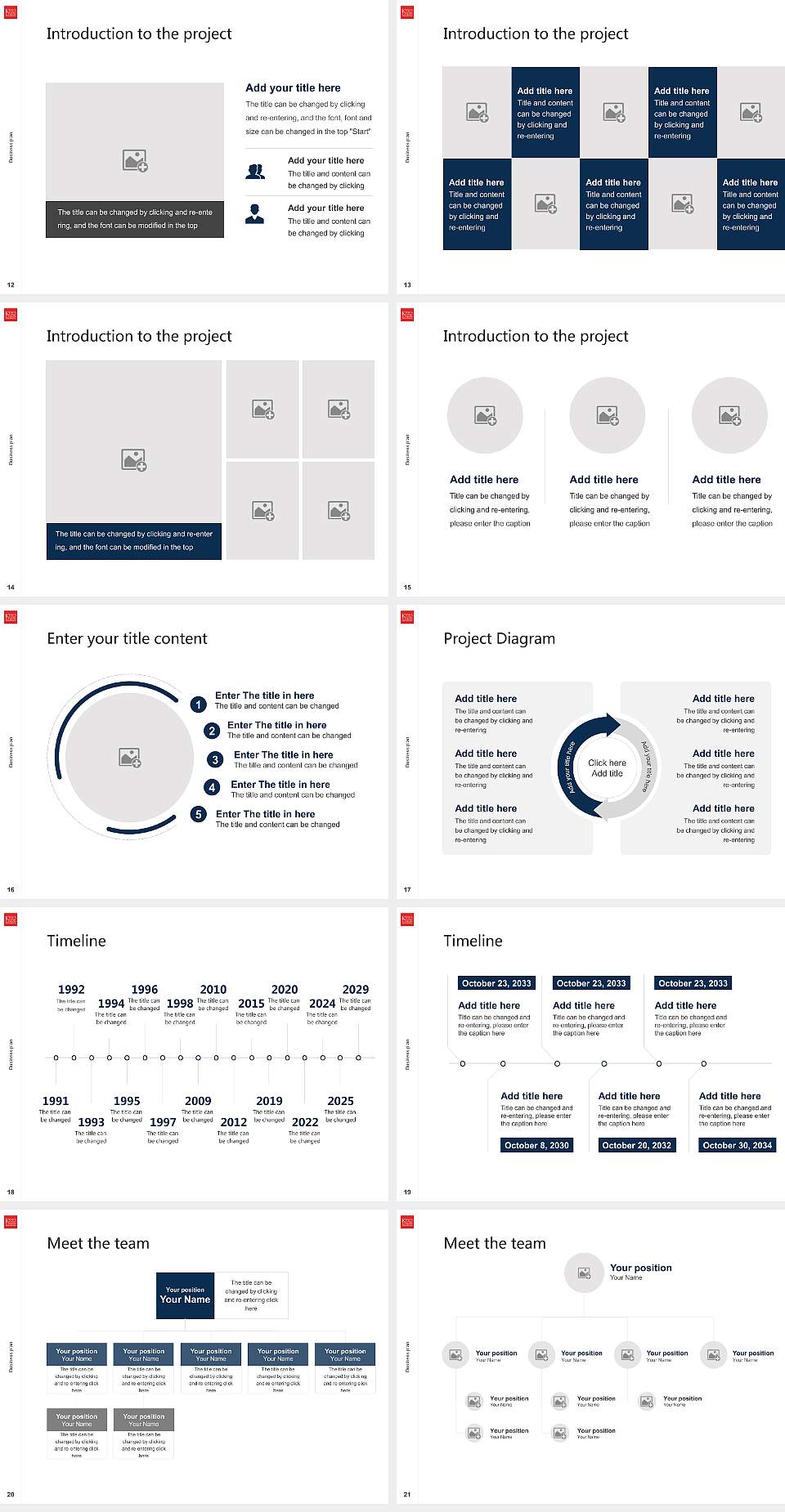 King’s College London Competition/Entrepreneurship Contest PPT Template4:3 ratio PPT effect preview image3